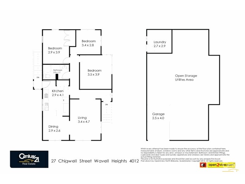 27 Chigwell Street, Wavell Heights QLD 4012 Floorplan