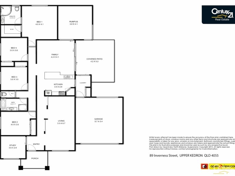 89 Inverness Street, Upper Kedron QLD 4055 Floorplan
