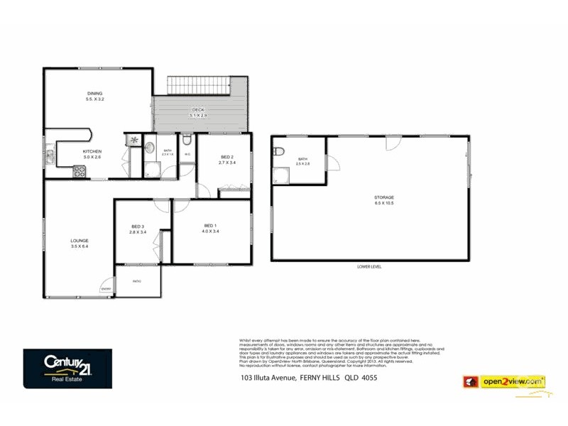 103 Illuta Avenue, Ferny Hills QLD 4055 Floorplan