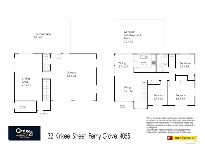 32 Kirikee Street, Ferny Grove QLD 4055 Floorplan