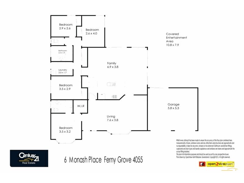 6 Monash Place, Ferny Grove QLD 4055 Floorplan