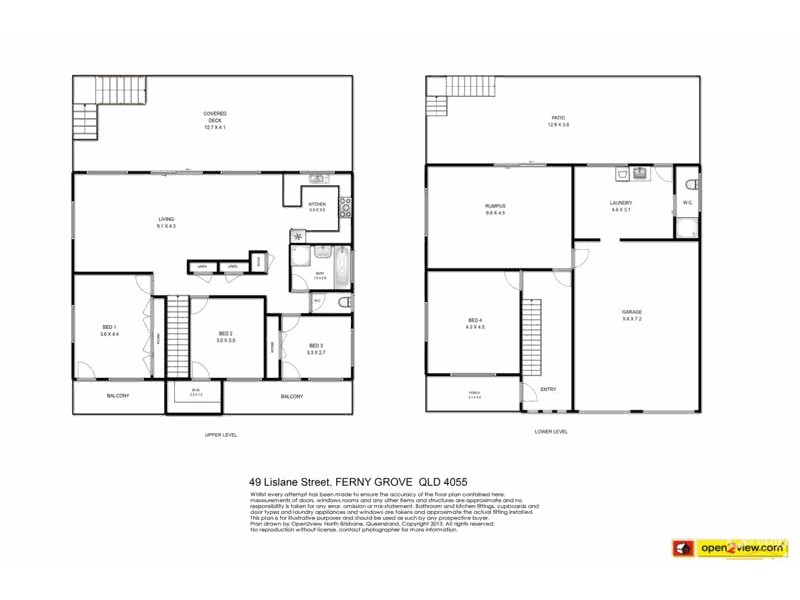 49 Lislane Street, Ferny Grove QLD 4055 Floorplan