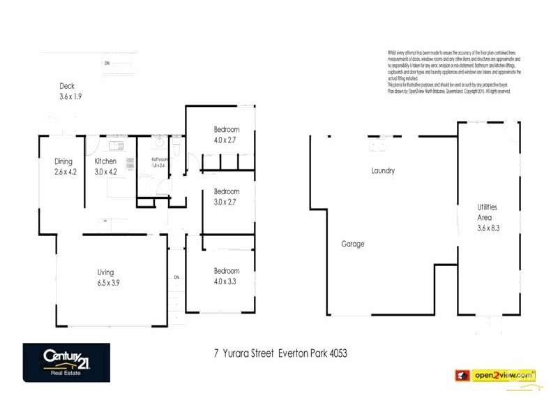 7 Yurara Street, Everton Park QLD 4053 Floorplan