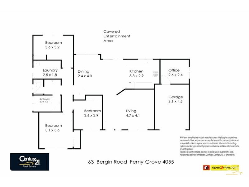 63 Bergin Road, Ferny Grove QLD 4055 Floorplan