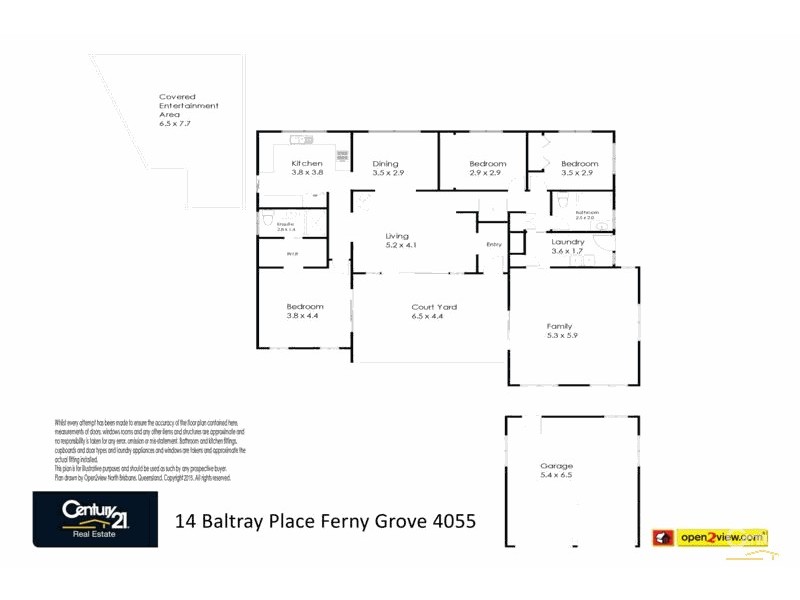 14 Baltray Place, Ferny Grove QLD 4055 Floorplan