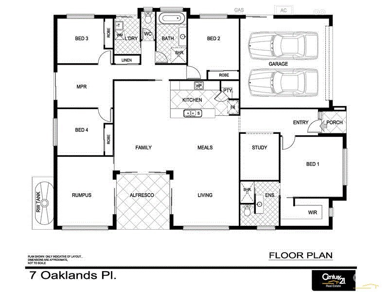 7 Oaklands Place, Upper Kedron QLD 4055 Floorplan