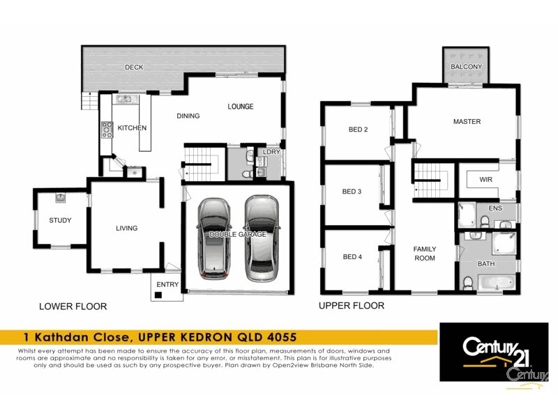 1 Kathdan Close, Upper Kedron QLD 4055 Floorplan
