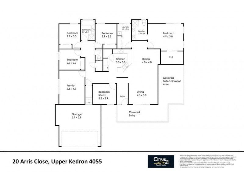 20 Arris Close, Upper Kedron QLD 4055 Floorplan