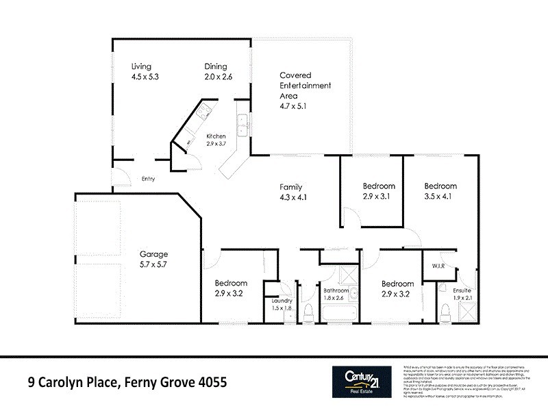 9 Carolyn Place, Ferny Grove QLD 4055 Floorplan