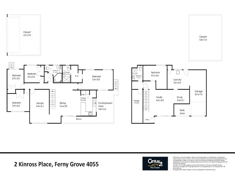 2 Kinross Place, Ferny Grove QLD 4055 Floorplan