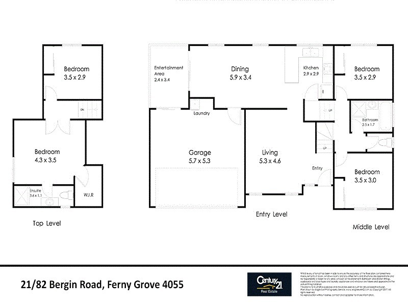 21/82  Bergin Road, Ferny Grove QLD 4055 Floorplan