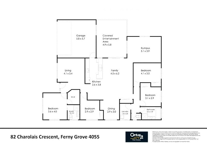 82 Charolais Crescent, Upper Kedron QLD 4055 Floorplan
