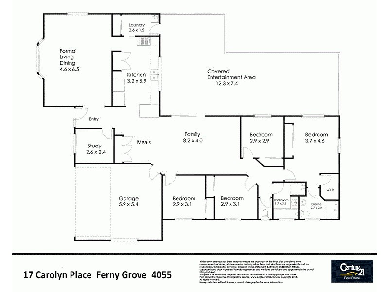 17 Carolyn Place, Ferny Grove QLD 4055 Floorplan