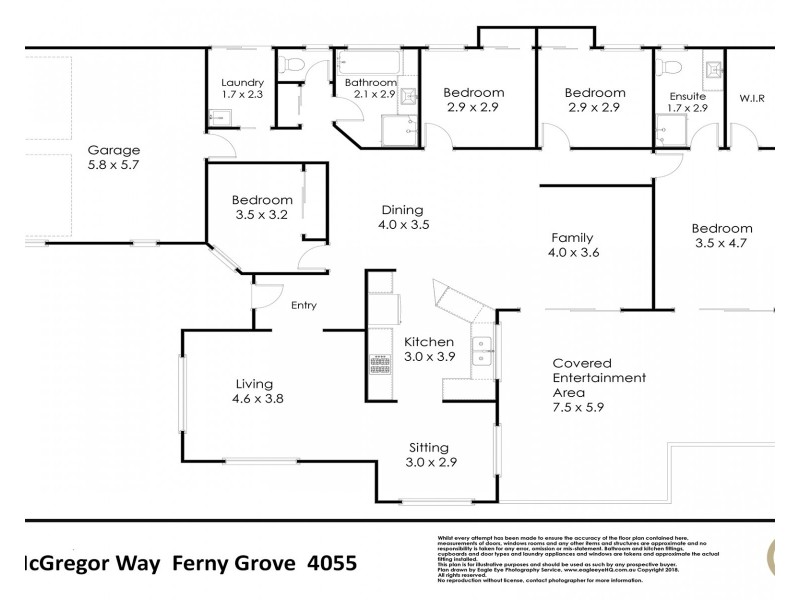 41 McGregor Way, Ferny Grove QLD 4055 Floorplan