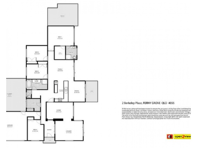 2 Berkeley Place, Ferny Grove QLD 4055 Floorplan