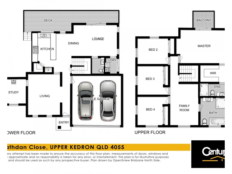 1 Kathdan Close, Upper Kedron QLD 4055 Floorplan