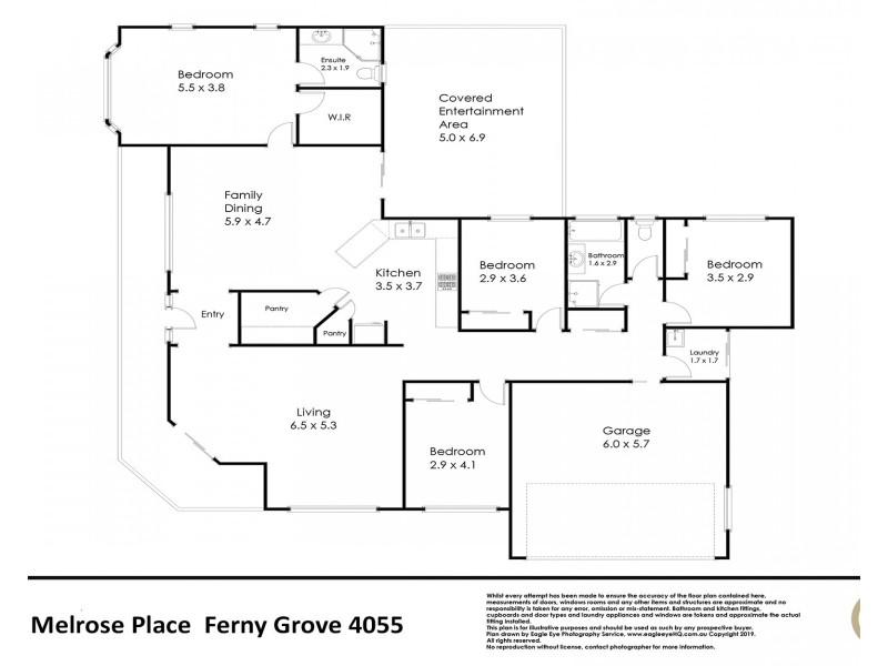 1 Melrose Place, Ferny Grove QLD 4055 Floorplan