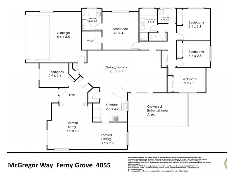 6 McGregor Way, Ferny Grove QLD 4055 Floorplan