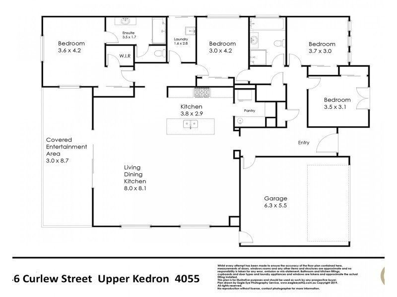 46 Curlew Street, Upper Kedron QLD 4055 Floorplan