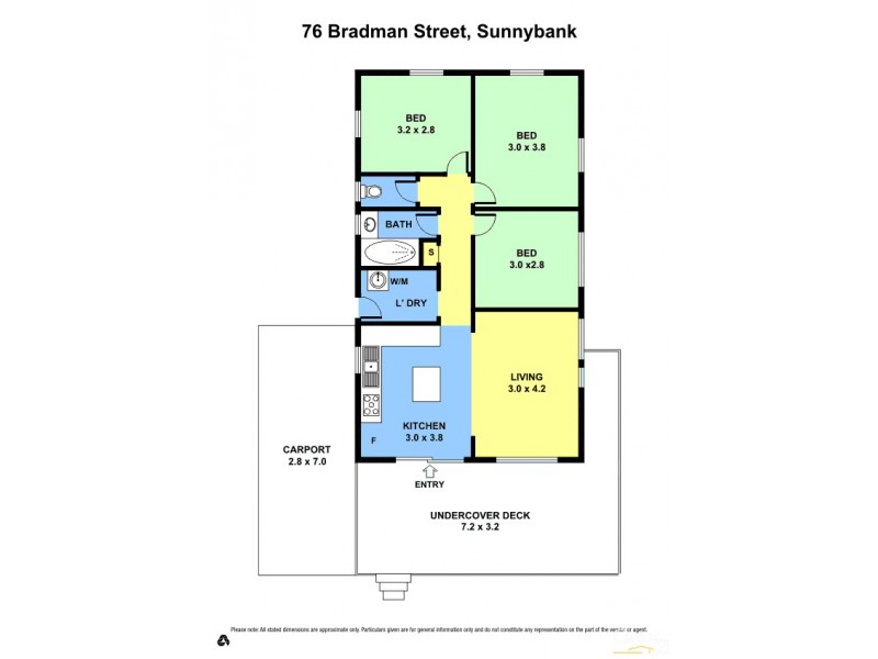 76 Bradman Street, Sunnybank Hills QLD 4109 Floorplan