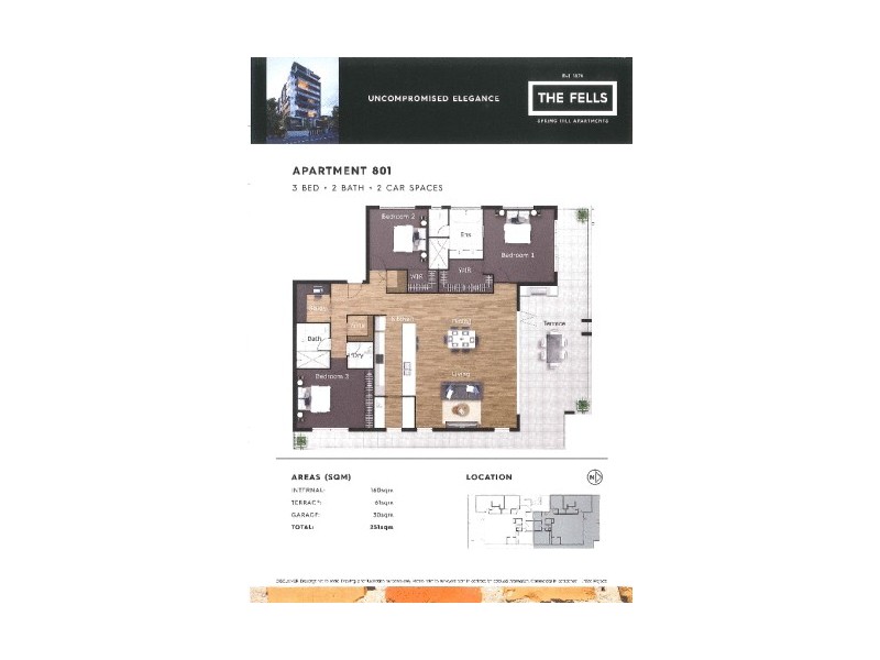 801/588 Boundary Street, Spring Hill QLD 4000 Floorplan