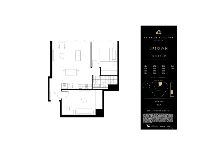 1909/222  Margaret Street, Brisbane City QLD 4000