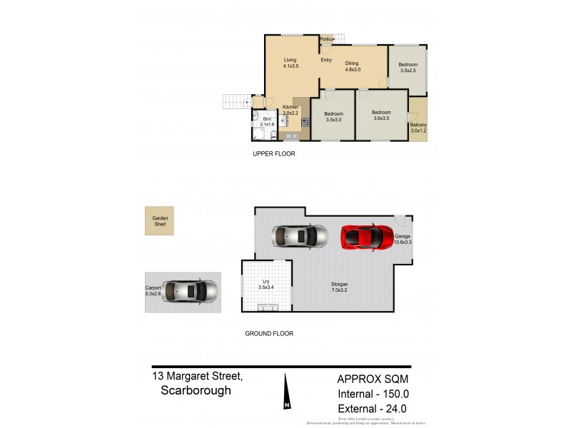 13  Margaret Street, Scarborough QLD 4020 Floorplan