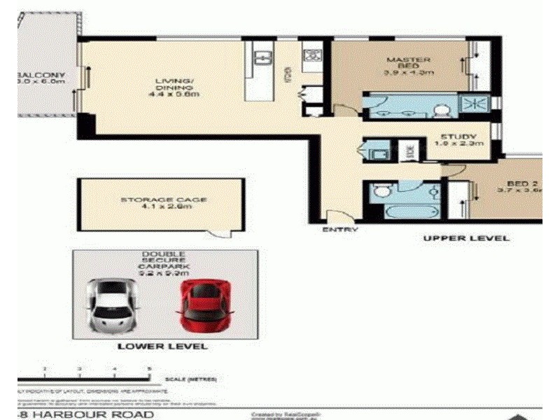 21810/8 Hercules, Hamilton QLD 4007 Floorplan
