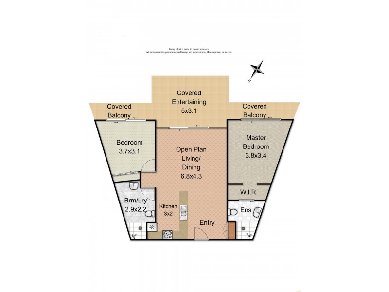 8/474 Upper Edward Street, Spring Hill QLD 4000 Floorplan