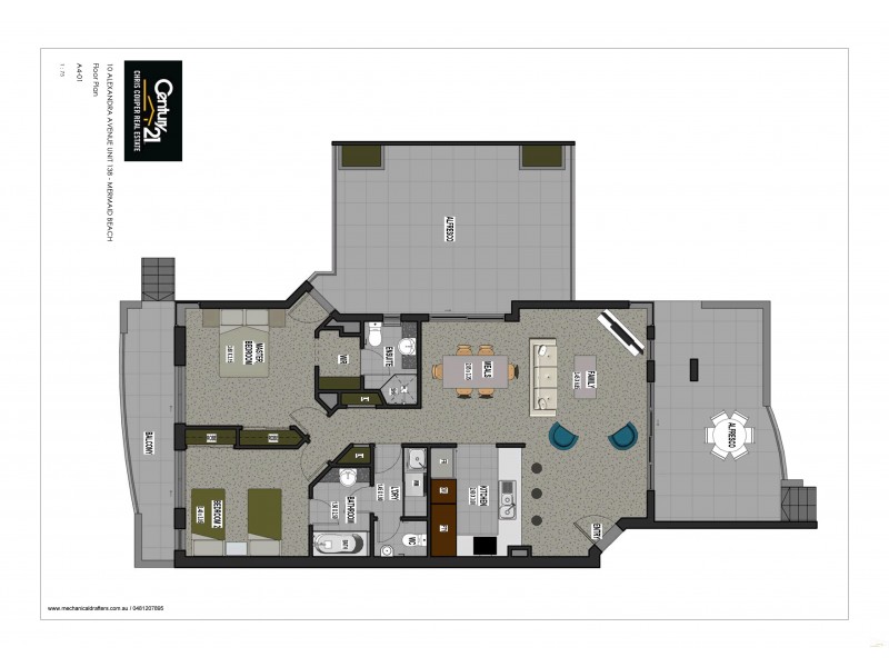 138/10 Alexandra Avenue, Mermaid Beach QLD 4218 Floorplan