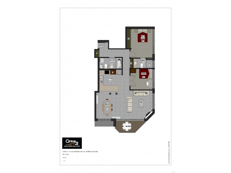 50 Old Burleigh Rd, Surfers Paradise QLD 4217 Floorplan