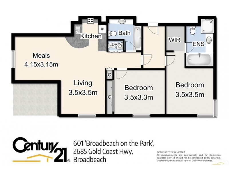 2685 Gold Coast Highway, Broadbeach QLD 4218 Floorplan