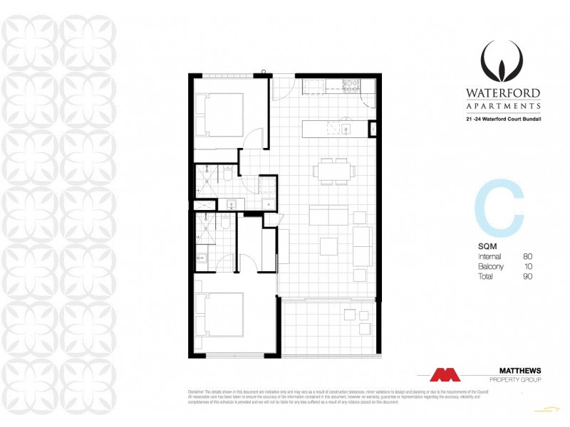 4209/21-24 Waterford Court, Bundall QLD 4217 Floorplan