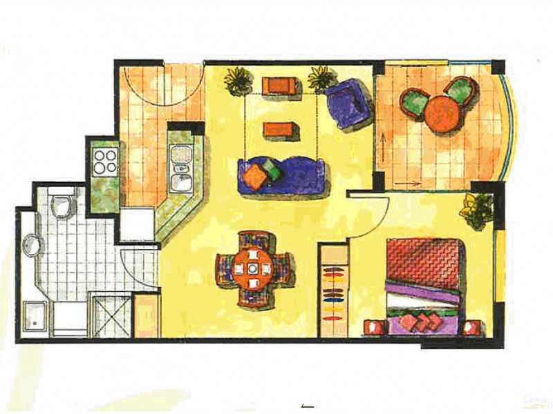 20 Anne Avenue, Broadbeach QLD 4218 Floorplan