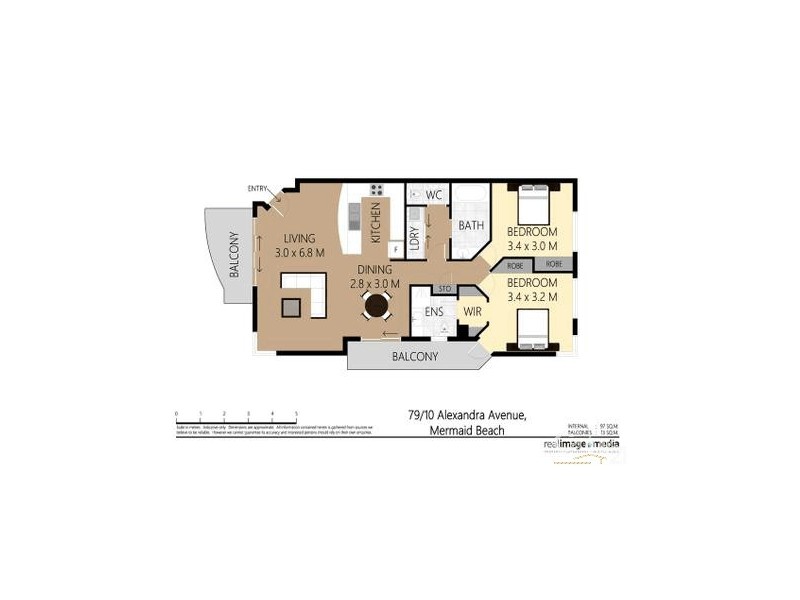 79/10 Alexandra Avenue, Mermaid Beach QLD 4218 Floorplan