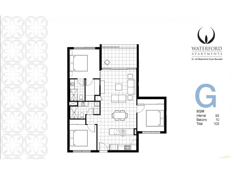 4314/1-7 Waterford Court, Bundall QLD 4217 Floorplan