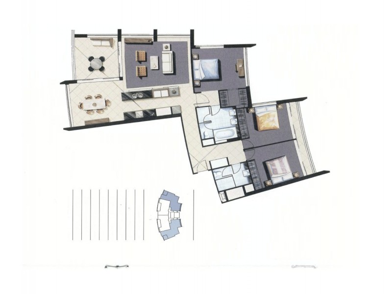 17-19 Albert Avenue, Broadbeach QLD 4218 Floorplan