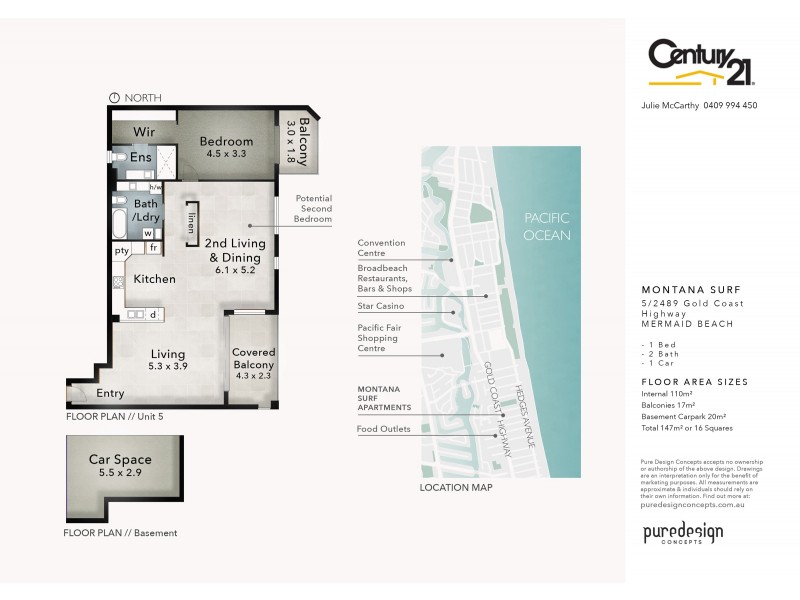2489-2491 Gold Coast Highway, Mermaid Beach QLD 4218 Floorplan