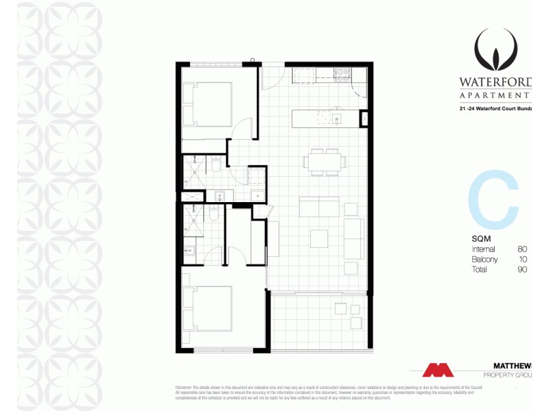 1 Waterford Court, Surfers Paradise QLD 4217 Floorplan