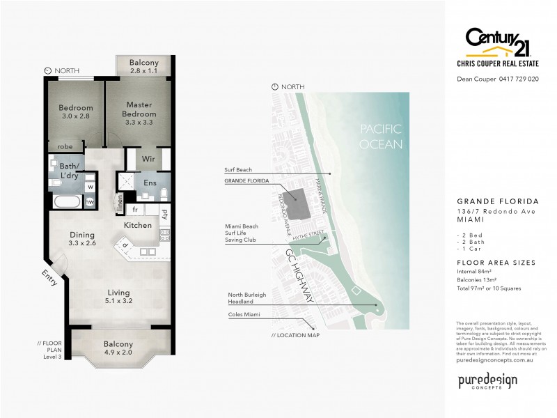 136/7 Redondo Avenue, Miami QLD 4220 Floorplan