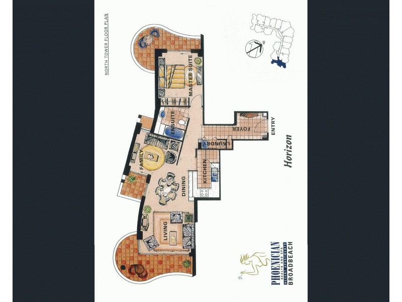 2214/24-26 Queensland Avenue, Broadbeach QLD 4218 Floorplan