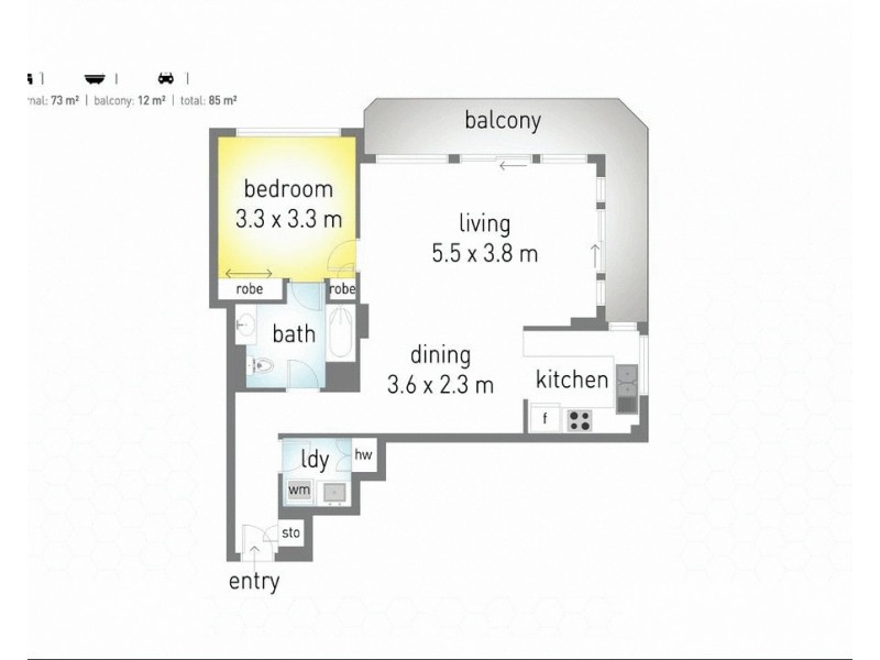50/39-45 Broadbeach Boulevard, Broadbeach QLD 4218 Floorplan