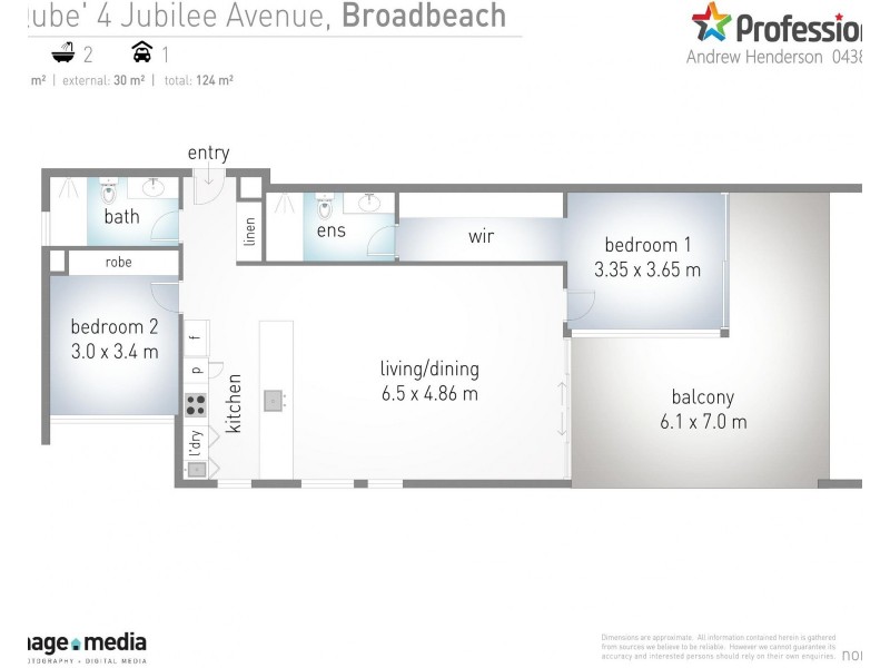 2/4 Jubilee Avenue, Broadbeach QLD 4218 Floorplan