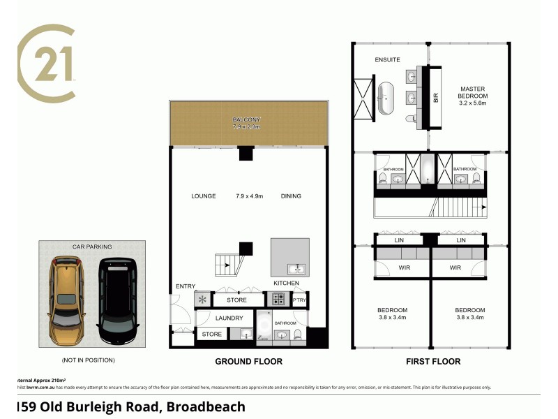 159 Old Burleigh Road, Broadbeach QLD 4218 Floorplan