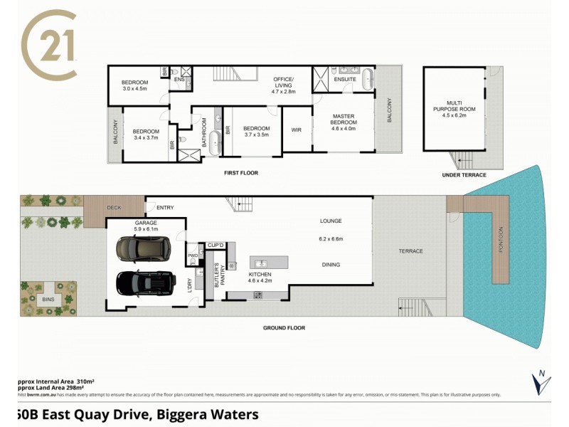 50A East Quay, Biggera Waters QLD 4216 Floorplan