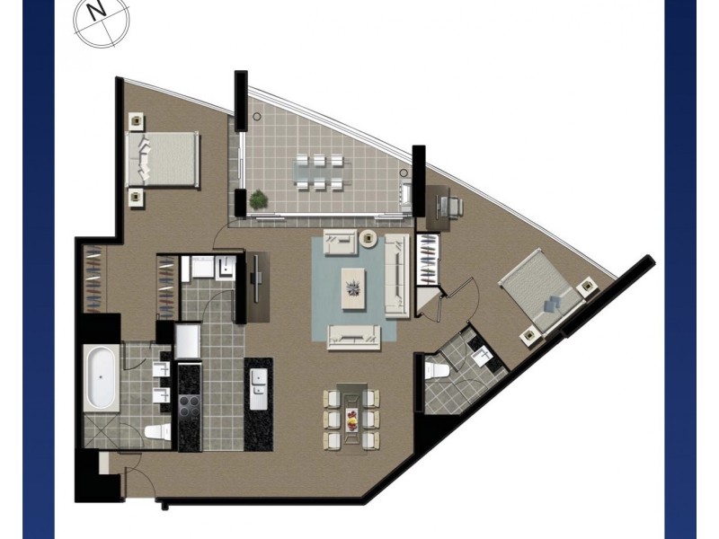 505/22  Surf Parade, Broadbeach QLD 4218 Floorplan