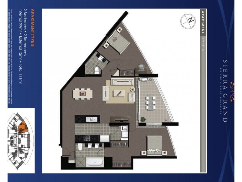 22 Surf Parade, Broadbeach QLD 4218 Floorplan