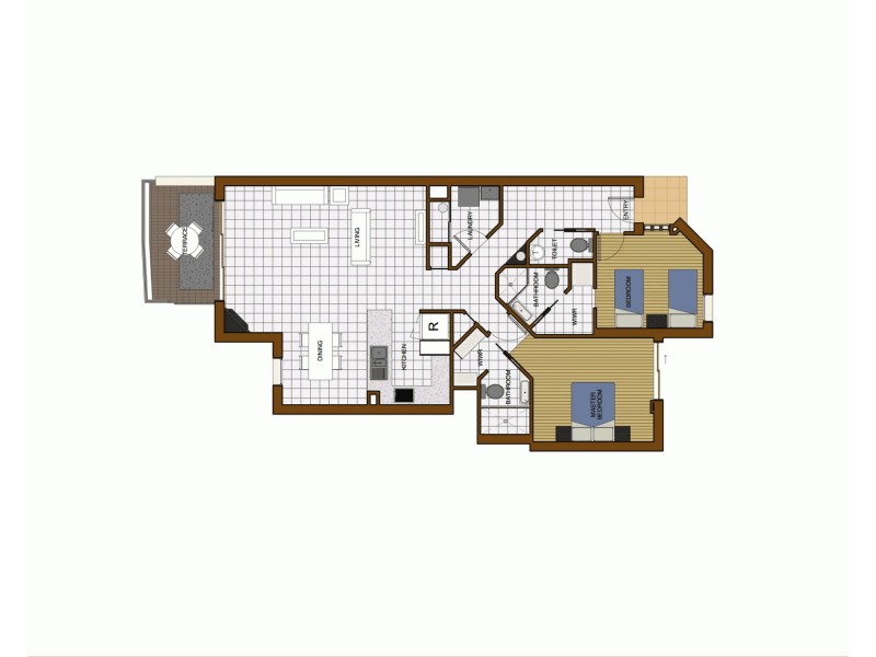 87/10 Alexandra Avenue, Mermaid Beach QLD 4218 Floorplan