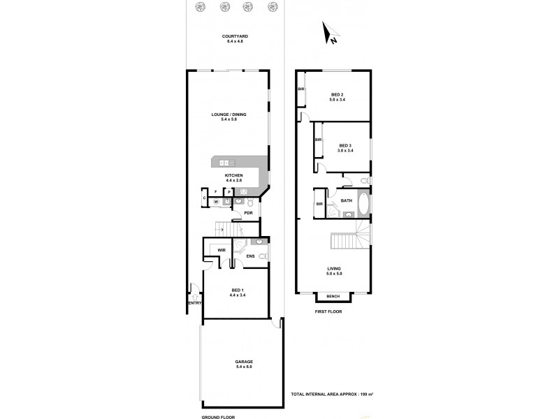 6/49 Usher Avenue, Labrador QLD 4215 Floorplan