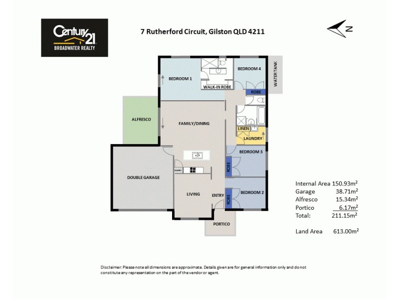 7 Rutherford Circuit, Gilston QLD 4211 Floorplan